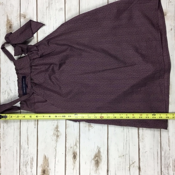 French Connection Adjustable Tank Top w/ Bow Sz L - Picture 7 of 7